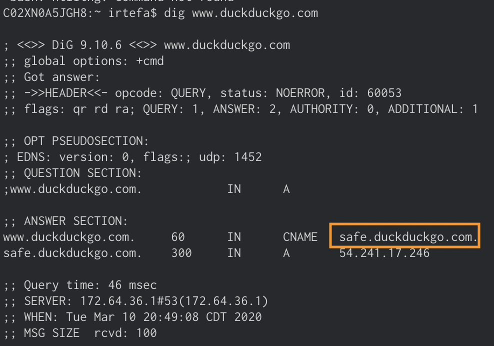 SafeSearch DuckDuckGo